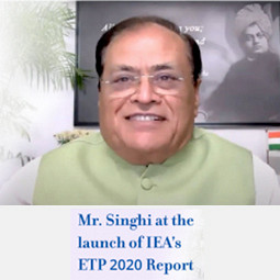 Mr. Mahendra Singhi At The Launch of Energy Technology Perspectives (ETP) 2020