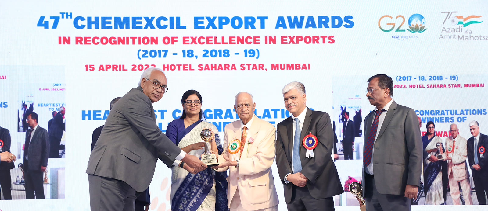 Intech Organics Limited wins Silver at the 47th CHEMEXCIL Export Awards